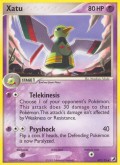 Xatu aus dem Set Themendeck: Silberner Ozean