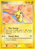 Plusle aus dem Set EX Hidden Legends