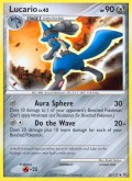 Lucario aus dem Set DPt Platin