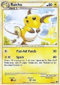 Raichu aus dem Set HS Unerschrocken