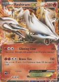 Reshiram EX aus dem Set Schwarz und Wei - Kommende Schicksale