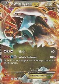 Weisses Kyurem EX aus dem Set Schwarz und Wei - Plasma Sturm