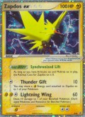 Zapdos ex aus dem Set Nintendo Promo