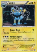 Luxio aus dem Set BW Black Star Promos