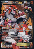 Team Magmas Groudon EX aus dem Set XY Doppeltes Dilemma