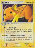 Raichu aus dem Set EX Feuerrot und Blattgrn