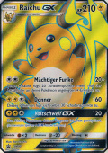 Raichu GX aus dem Set SM Black Star Promos