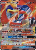 Ho-Oh GX aus dem Set Nacht in Flammen