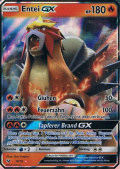 Entei GX aus dem Set Schimmernde Legenden