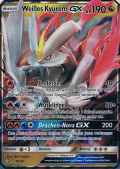 Weies Kyurem GX aus dem Set Majestt der Drachen