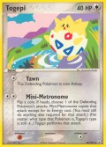 Togepi aus dem Set EX Team Rocket Returns