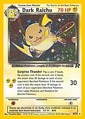 Dunkles Raichu aus dem Set Team Rocket