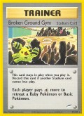 Broken Ground Gym* aus dem Set Neo Destiny